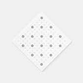 Bitcoin-Polka-Punkt-Papier-Serviette Serviette (Ecke)