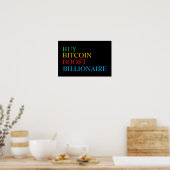 Bitcoin Poster (Küche)