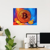Bitcoin Poster (Heimbüro)