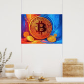 Bitcoin Poster (Küche)