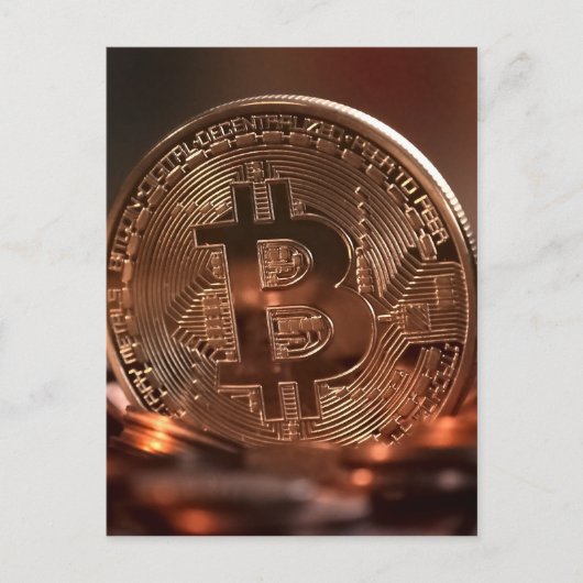 Bitcoin Postkarte (Vorderseite)