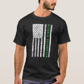 Bitcoin Psychopath Patriotismus American Flag Prou T-Shirt (Vorderseite)