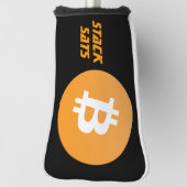Bitcoin Putter Cover Golf Headcover (Rotieren 90)