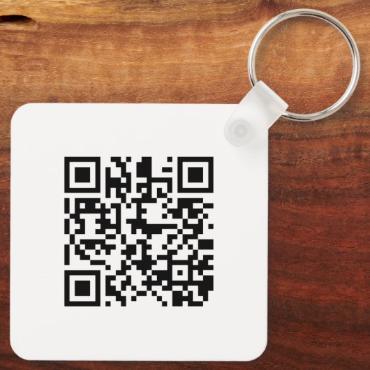 Bitcoin-QR-Code Personalisiert Schlüsselanhänger (Rückseite)