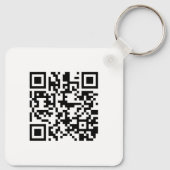 Bitcoin-QR-Code Personalisiert Schlüsselanhänger (Rückseite)