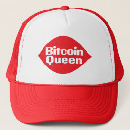 Bitcoin Queen Parody Image T - Shirt Truckerkappe