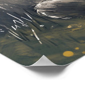 Bitcoin Rabbit Hole Crypto Bunny Poster (Ecke)