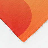 Bitcoin Rakete Fleecedecke (Ecke)