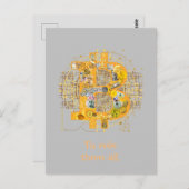 Bitcoin-Regel Postkarte (Vorne/Hinten)