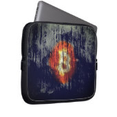 Bitcoin Resilient Art Laptopschutzhülle (Vorne Rechts)