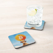 Bitcoin Resilient Bull Getränkeuntersetzer (Rechte Seite)