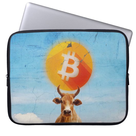 Bitcoin Resilient Bull Laptopschutzhülle (Vorderseite)