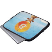 Bitcoin Resilient Bull Laptopschutzhülle (Vorne Knopf)