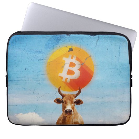Bitcoin Resilient Bull Laptopschutzhülle (Vorderseite)