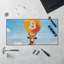 Bitcoin Resilient Bull Schreibtischunterlage