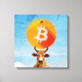 Bitcoin Resilient Bull (Vibrant HD) Leinwanddruck