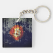 Bitcoin Resiliente Kunst Schlüsselanhänger (Rückseite)