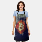 Bitcoin Resiliente Kunst Schürze (Getragen)