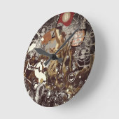 Bitcoin Revolution Runde Wanduhr (Winkel)