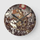 Bitcoin Revolution Runde Wanduhr (Vorderseite)