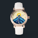 Bitcoin Rising (Style: Bright) Armbanduhr<br><div class="desc">Just Bitcoin.</div>