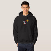 Bitcoin Rocket Spaceship Astronaut Moon Cryptocurr Hoodie (Vorne ganz)