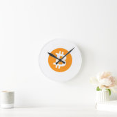 Bitcoin-Rund-Uhr Runde Wanduhr (Zuhause)