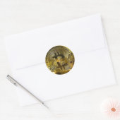 Bitcoin Runder Aufkleber (Umschlag)