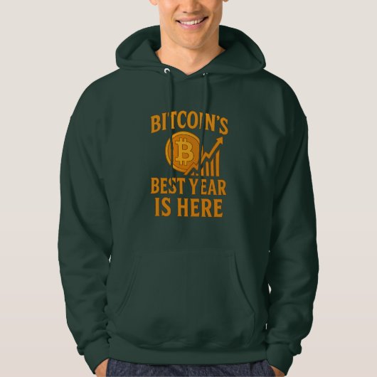 Bitcoin’s Best Year Hoodie (Vorderseite)