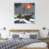 "Bitcoin Sailing" Ölgemälde #2 Leinwanddruck (Insitu (Schlafzimmer))