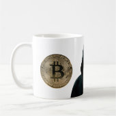Bitcoin Satoshi Kaffeetasse (Links)
