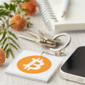 Bitcoin-Schlüsselanhänger Schlüsselanhänger (Vorderseite rechts)