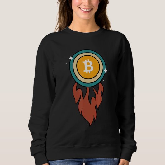 Bitcoin seine Zeit für Plan B BTC Krypto und Bitco Sweatshirt (Vorderseite)
