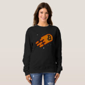 Bitcoin seine Zeit für Plan B BTC Krypto und Bitco Sweatshirt (Vorne ganz)
