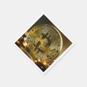 Bitcoin Serviette (Ecke)