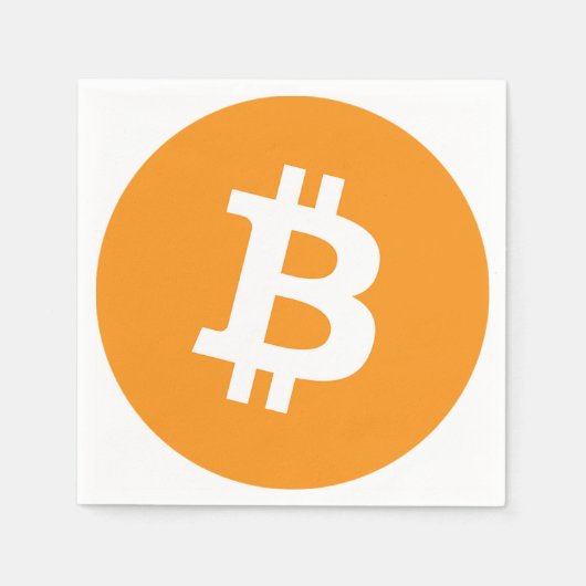 Bitcoin Serviette (Vorderseite)