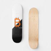 Bitcoin Skateboard (Vorderseite)