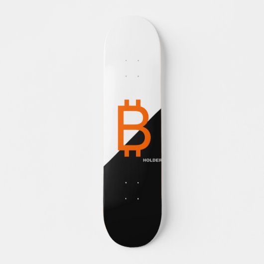 Bitcoin Skateboard (Vorne)