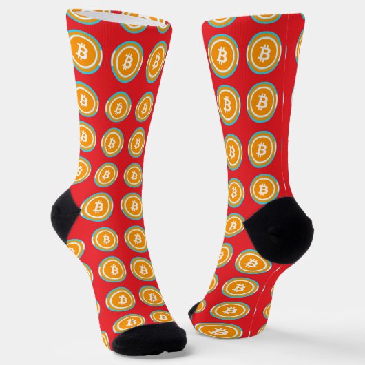 BITCOIN  SOCKEN (Gewinkelt)