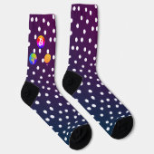Bitcoin Sonnensystem Socken (Rechts)