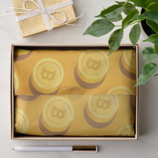 Bitcoin-Spaß Seidenpapier (Geschenk)