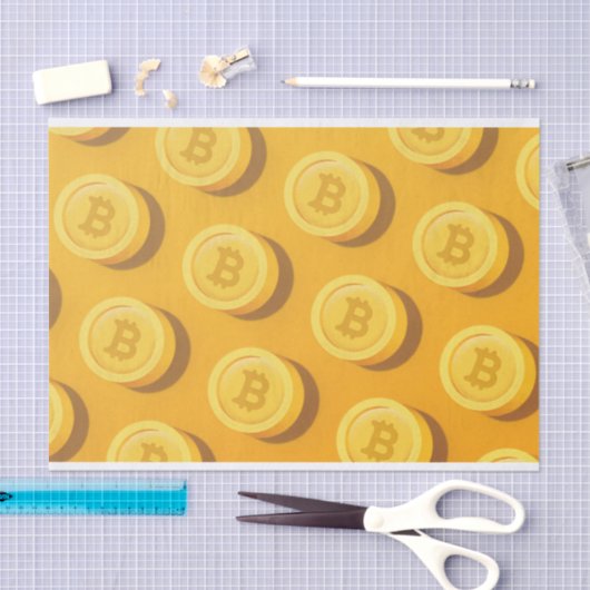 Bitcoin-Spaß Seidenpapier (Handwerk)