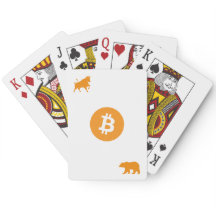 Bitcoin-Spielkarten