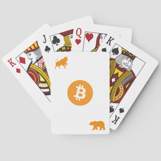 Bitcoin-Spielkarten Spielkarten (Rückseite)