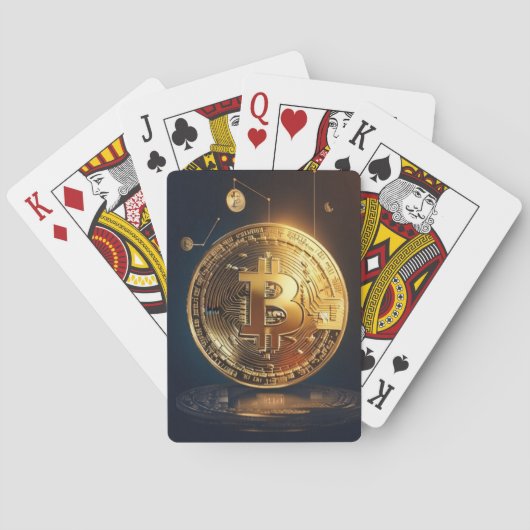 Bitcoin-Spielkarten Spielkarten (Rückseite)