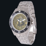 Bitcoin Stainless Watch Armbanduhr<br><div class="desc">Bitcoin Edelstahl Banduhr.</div>