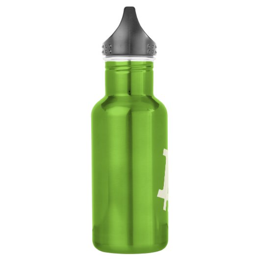 Bitcoin Standard ₿ (Green) Edelstahlflasche (Links)