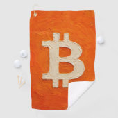 Bitcoin Standard (Oil, Style: 3) Golfhandtuch (Insitu)