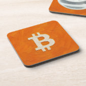Bitcoin-Standard (Öl, Stil: 1) Getränkeuntersetzer (Linke Seite)