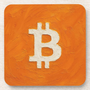 Bitcoin-Standard (Öl, Stil: 1) Getränkeuntersetzer